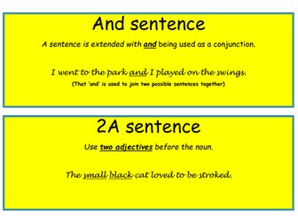 Sentence Type Cards