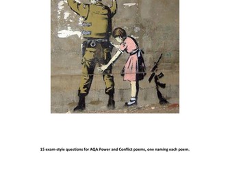 AQA Power and Conflict Exam Questions