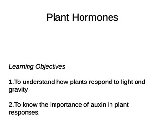 B11.9 Plant Hormones NEW AQA 1-9