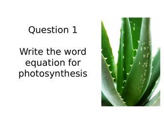 multiple biology lessons with exam questions