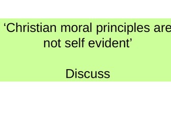 NEW OCR Religious Studies A Level - Developments in Christian Thought