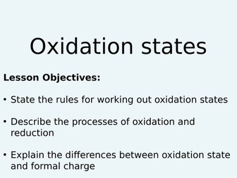 Oxidation States