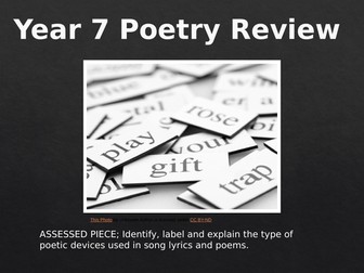 KS3 Poetry review