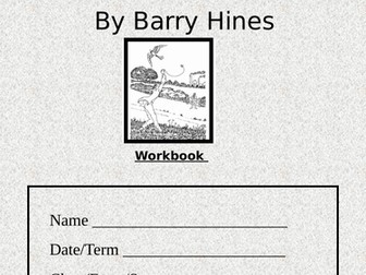 18 Page Workbook for the study of Kes (A Kestrel for a Knave) by Barry Hines KS3 or KS4 SEN