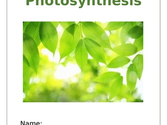 Photosynthesis booklet