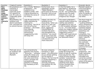 Macbeth whole-text revision plans