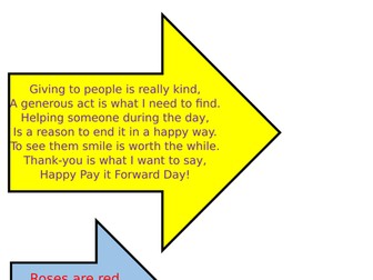 Pay it Forward Day Display