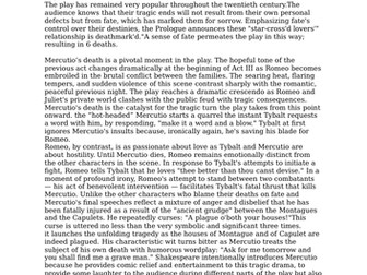 Grade 8/9 essay on Death in Romeo and Juliet