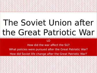 Stalin's SU after the Great Patriotic War