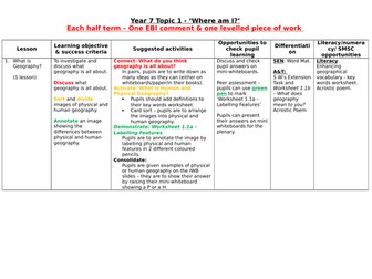 What is geography? KS3 SOW and Lesson 1 (Introduction to KS3 Geography)