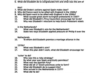 EDEXCEL GCSE: Anglo-Spanish Relations