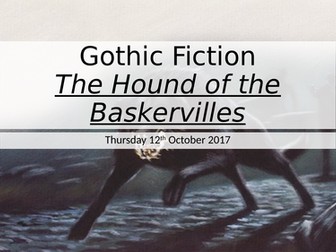 Gothic Fiction The Hound of Baskervilles