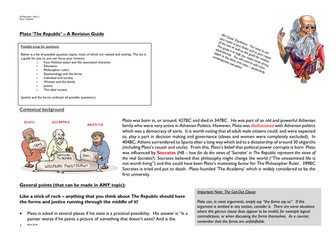 Revision Guide for PLATO REPUBLIC