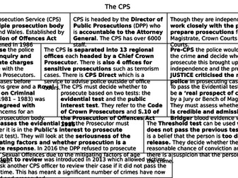 CPS Revision