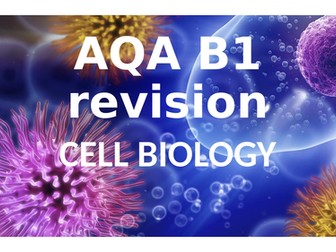 AQA GCSE 9-1 B1 Cell biology revision activities