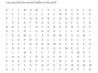 Earth Day - Word Search