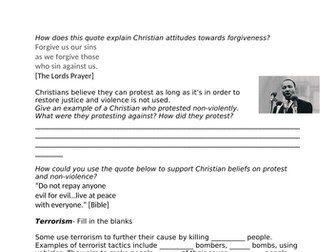 Religion Peace and Conflict Revision