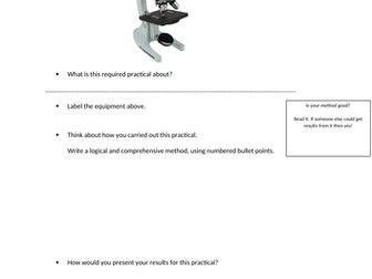 AQA Science Required Practical Revision