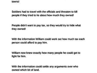 Domesday book-Advantages-disadvantages