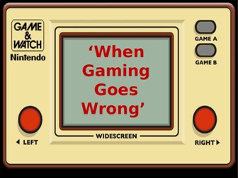 Ks3 Drama Script, 'Gamer' bundle.