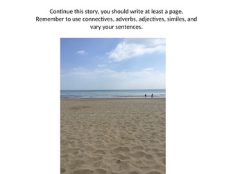 Creative writing task KS2 with picture stimulus