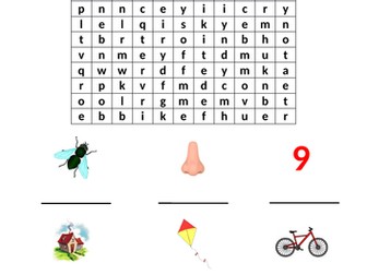 First Level Wordsearch