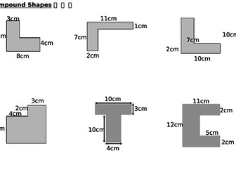 Compound Shapes (rectangular)