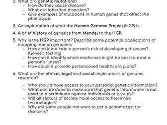 Human Genome Project - Research Activity