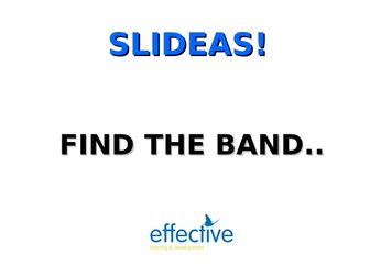 Slideas: find the band