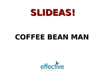 Slideas: coffee bean man