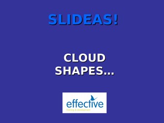 Slideas: cloud shapes