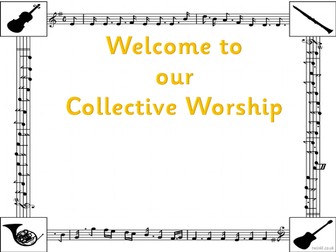 Assembly powerpoint and script for sound