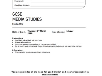 AQA GCSE Media Studies CSP Advertising mock exam: Galaxy, OMO and Represent