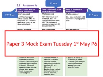 Paper 3 AQA GCSE Practice Exam Questions