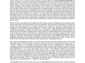A-Level Buddhism essay - Explain how the three poisons keep the wheel of samsara in motion.