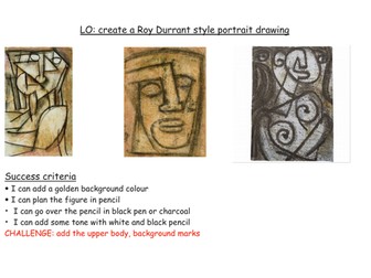 Roy Durrant Abstract Figure Drawing