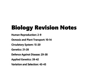 Biology B2 Module