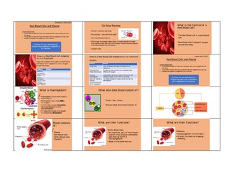 Red Blood Cells and Plasma