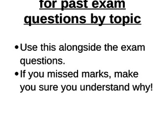 AQA Trilogy 2016 Biology Paper 1 questions and answers by topic
