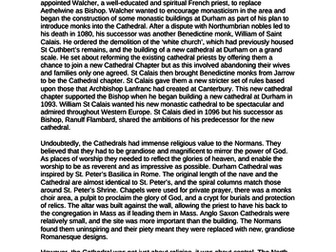 Model Answer AQA Historic Environment Durham