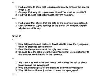 The Roman Mysteries: The Thieves of Ostia Guided Reading Questions