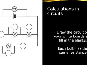Resistance in circuits