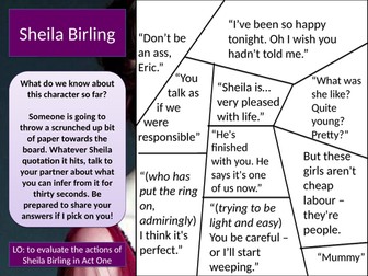 An Inspector Calls - Sheila Birling and Eva Smith