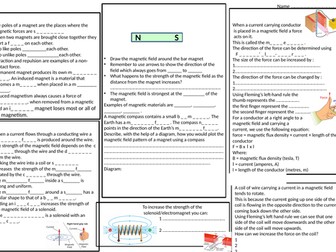 AQA Trilogy Electromagnetism revision
