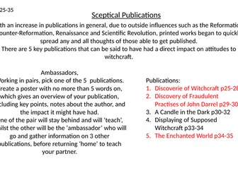 Edexcel: Witches: Breadth 2: Science