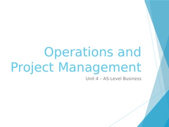 AS Business - Operations and Project Management