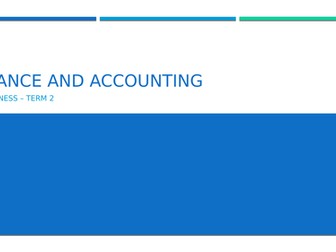 AS Business - Finance and Accounting