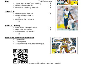 Triple Jump - Pupil Coaching Guide