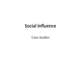 A2 psychology case studies