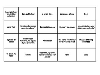 Poppies Card Match Worksheet